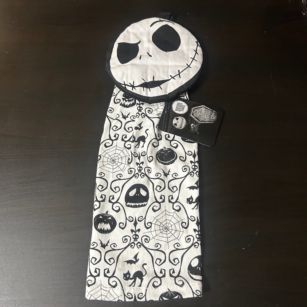 Jack Skellington Hanging Kitchen Towel